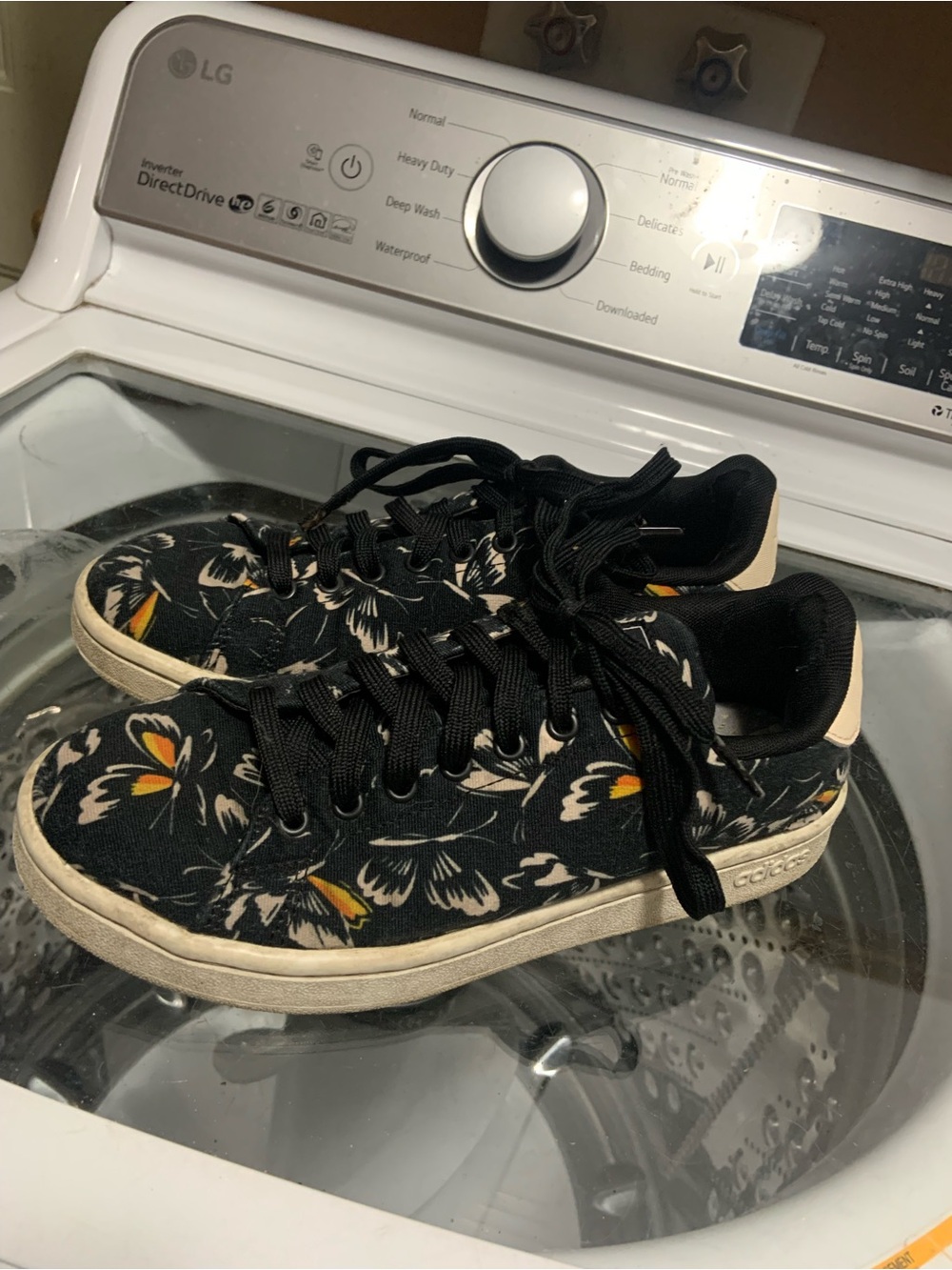 Adidas x FARM Rio Advantage Butterfly Canvas Sneakers